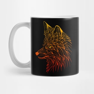 Awesome Fox lines Mug